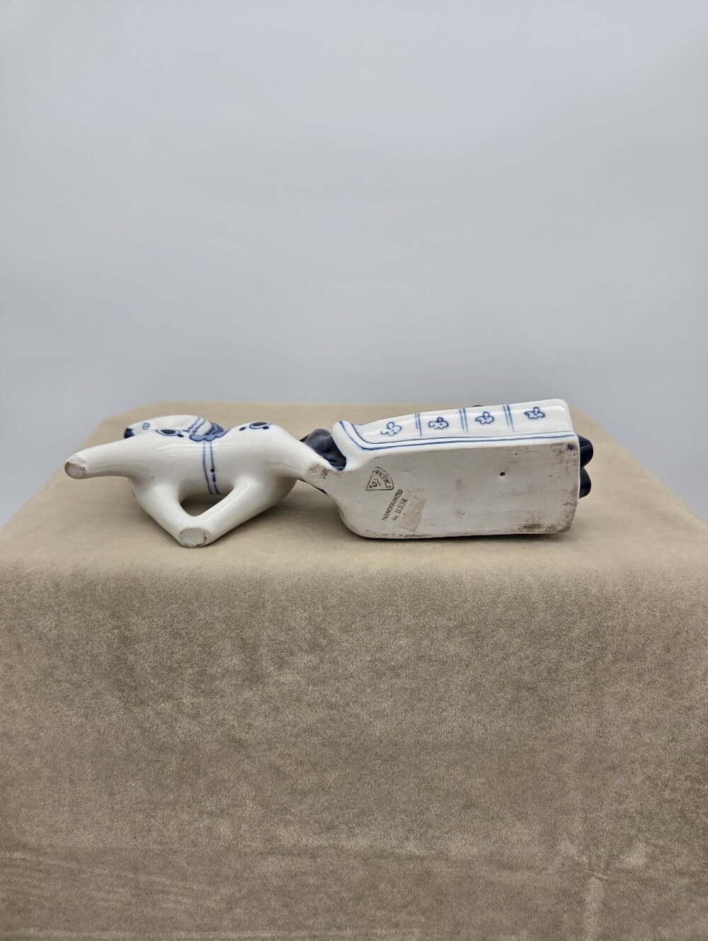 Gzhel Russia Porcelain Figurine Sled Horse Hand-Painted Blue & White - Picture 3 of 4